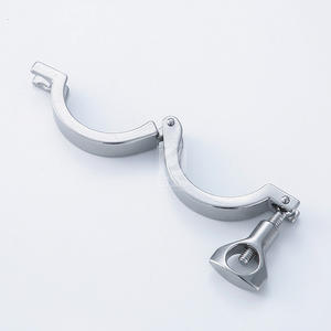 Factory Wholesale Sanitary 304 Stainless Steel <b>Quick</b>-Install Pipe <b>Clamps</b> Bulk Discounts Available - Product Image 1