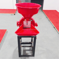 Petit moulin à riz en métal durable, machine à moudre les céréales, machine à broyer les aliments pour usage agricole et familial
