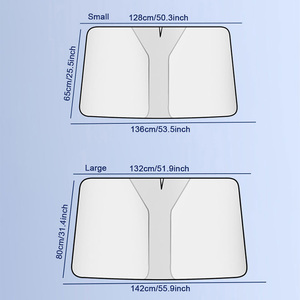 Car Windshield <b>Shade</b> Cover Front <b>Window</b> Visor Foldable Car Curtains for Summer Cooling UV - Product Image 5