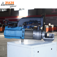 Cintreuse-coupeuse de barres d'armature électrique portative automatique, machine de découpe hydraulique portable pour la construction ZRC-16 220V Moteur ZUJI