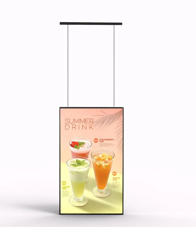 Indoor Window LCD Screen Display 49 55 65 Inch Kiosk Touch Screen SDK Wall Led Screen Display for Shopping Mall Meanwell 60hz