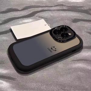 Dégradé pour <span class=keywords><strong>Smiley</strong></span> Face 16 Cartoon Anti-Fall TPU Case pour Apple pour iPhone 15Promax 14Plus XR Model A55 Secure Phone Grip - Product Image 4