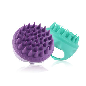 Brosse de douche en silicone, pour cheveux humides et secs, personnalisés, 12 pièces, pour le nettoyage en profondeur et les soins du cuir chevelu - Product Image 5