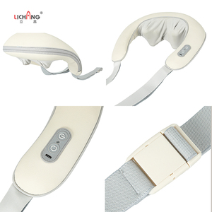 Cinturón de Masaje Corporal Eléctrico 3D Inalámbrico, Masajeador de Cuello Recargable, Masajeador de Viaje para Trapecio con Calor y Compresión - Product Image 6