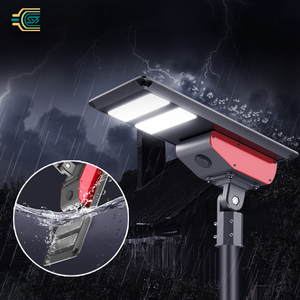 Lampe solaire extérieure HK Mistai en aluminium tout-en-un 4G étanche IP67, 8000Lm 60W 6000K 12.8V/30Ah - Product Image 4