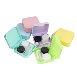 ABS Cute Plastic Boxes Contact Lens Packaging Eye Contact Lense Display Case Colored Contact Lenses Boxes