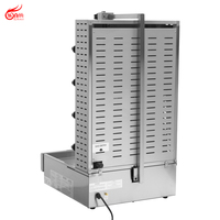 4 brûleurs Équipement de cuisine commerciale Shawarma Doner Gas Kebab Machine