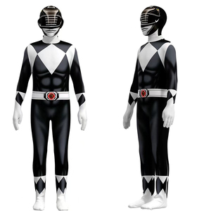 Trang phục Power Ranger, bộ jumpsuit siêu anh hùng phim điện ảnh, đạo cụ biểu diễn trẻ em, nhân vật hoạt hình - Product Image 5