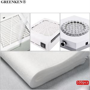 กระดาษกรองเก็บฝุ่นสำหรับเล็บ100ชิ้น/ถุงแผ่นกรองผ้าฝ้ายแบบใช้แล้วทิ้งผ้ากรองเล็บแบบบางเฉียบ - Product Image 5