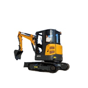 Usine d'exportation d'excavatrices Haituo, machine à creuser les fossés agricoles sur chenilles HT35 pour l'exportation transfrontalière - Product Image 5