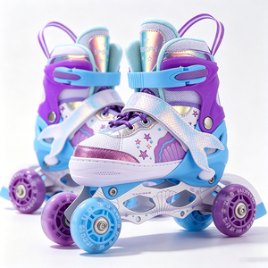 <span class=keywords><strong>Patines</strong></span> de <span class=keywords><strong>Ruedas</strong></span> Dobles para Niños, <span class=keywords><strong>Patines</strong></span> de Cuatro <span class=keywords><strong>Ruedas</strong></span> Ajustables, <span class=keywords><strong>Patines</strong></span> de Carcasa Dura para Principiantes - Product Image 3