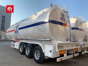 Remolque Cisterna de Combustible de Acero al Carbono de 3 <span class=keywords><strong>Ejes</strong></span> y 42000L, Camión Cisterna de Aceite en Venta, Exportación Directa de Fábrica a Asia Central y África - Product Image 2