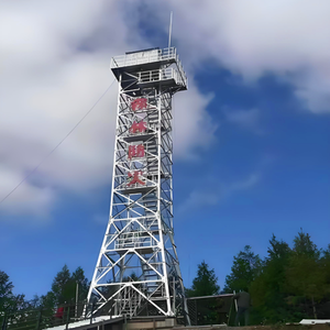 Deniz ürünleri kulesi 100ft 30m 35m 40m yangın istasyonu eğitim açı kafes çelik Watchtower gözlem kulesi - Product Image 3