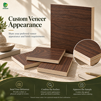 Contreplaqué recouvert de placage de noyer noir Jinbase JB-PLY-117, qualité E0, 1220x2440mm, contreplaqué flexible, feuille de placage de bois naturel