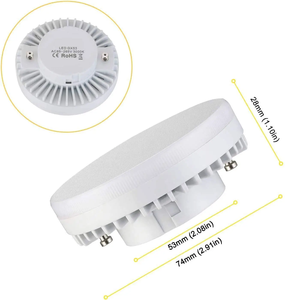 Lampadina LED GX53 all'Ingrosso a Lunga Durata con 5w 7w 10w 12w, Compatibile con Qualsiasi Base GX53 Standard - Product Image 2