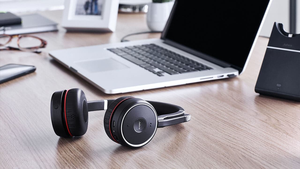 Casque sans fil professionnel <span class=keywords><strong>Evolve</strong></span> <span class=keywords><strong>65</strong></span> TE avec Busylight, micro anti-bruit, double Bluetooth, pour bureau, certifié MS Teams - Product Image 4