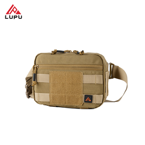 Bolsa táctica LUPU, sistema MOLLE de nailon, cierre de cremallera, unisex, para llevar al aire libre, color beige - Product Image 1