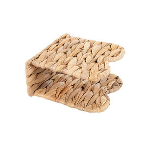 Caja de pañuelos tejida Bobai, soporte para servilletas extraíble de paja para decoración de sala de estar, dormitorio, cocina y baño - Product Image 4