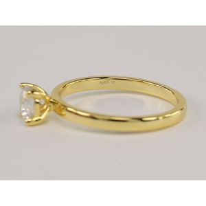 2024 precio asequible al por mayor 18K chapado en oro forma cuadrada anillo de joyería para casarse regalo de recuerdo - Product Image 4