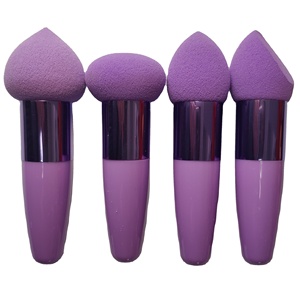 Beauté du visage Pinceaux de maquillage personnalisés réutilisables Mélangeur feuilleté de maquillage <span class=keywords><strong>Pinceau</strong></span> éponge de maquillage pour fond de teint - Product Image 4