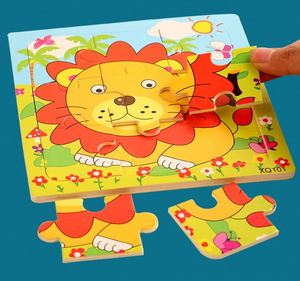 Rompecabezas de Madera de Animales para Niños y Niñas, el Mejor Regalo, 9 Piezas, para Niños Pequeños - Product Image 3