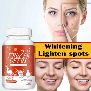 Detoks dondurulmuş kollajen beyazlatma kapsülleri özel 2 in 1 <span class=keywords><strong>Anti</strong></span> <span class=keywords><strong>Aging</strong></span> hapları bitkisel takviyeleri kollajen cilt beyazlatma kapsüller - Product Image 2