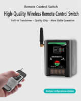 Interrupteur intelligent à télécommande RF monophasé KAIYI 3000m/5000m 220V pour moteur de pompe à eau avec courant maximal de 30A