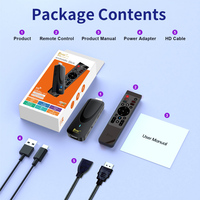 Nuevo TV Stick TV98 ATV X7 Rockchip RK3518 Reproductor Multimedia Dual 802.11 B/g/n WiFi 2.4G+5G 2GB RAM+16GB ROM Dongle Smart TV