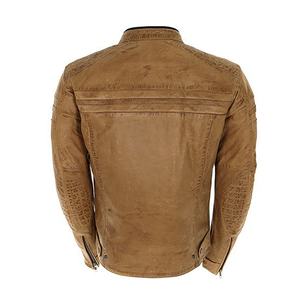 เสื้อแจ็กเก็ตมอเตอร์ไซด์หนังแท้สำหรับผู้ชายเสื้อแข่งมอเตอร์ไซด์ - Product Image 3