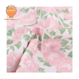 MEIDEBAO Vente en gros Tissu jacquard en polyester tricoté motif prune de haute qualité, doux au toucher