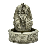 Décoration d'intérieur égyptienne, cendrier mythologique, logo personnalisé, statues d'Anubis de l'Égypte ancienne