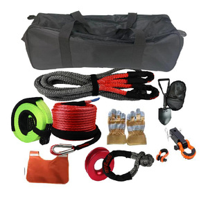 JL đôi bện Nylon kéo dây 4x4 động phục hồi dây kit, mềm còng dưới, tời Damper, <span class=keywords><strong>snatch</strong></span> khối - Product Image 3