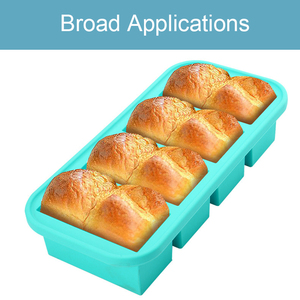 Four lave-vaisselle <span class=keywords><strong>Silicone</strong></span> soupe congélateur moule conteneur nourriture congélation Cubes plateau de rangement <span class=keywords><strong>avec</strong></span> <span class=keywords><strong>couvercle</strong></span> - Product Image 4