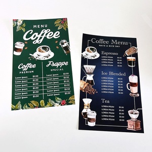 Personalized Logo Printed 200gsm Paper Material Discount Restaurant Menu Advertising Digital <strong>Printing</strong> <strong>Leaflet</strong> for Small Business - Product Image 5