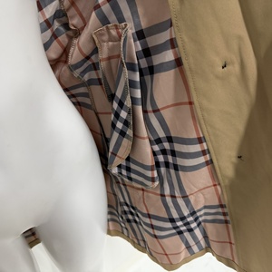 Elegante Trench Lungo Midi da <span class=keywords><strong>Donna</strong></span> Cappotto Invernale Casual in Tessuto con Chiusura a Olivette Fodera in Poliestere di Grande Successo - Product Image 4