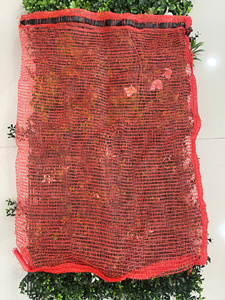 Bolsas de malla agrícolas multiusos de HDPE transparente, lavables, reutilizables, de alta calidad, con cremallera, moldeadas por soplado y cortadas. - Product Image 6