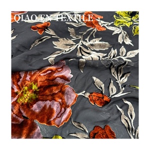 Style chinois nouvelle tendance nationale Satin tissu soie brocart velours soie tissé point pour robe Cheongsam chemise jupe ensemble - Product Image 5