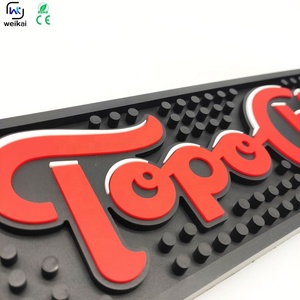 PVC Soft <strong>Bar</strong> <strong>Mat</strong> Rubber Logo Customized Manufacturer Production Barber <strong>Mats</strong> - Product Image 6