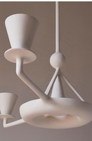 Lustre en plâtre de fer de style nordique américain français pour salon et salle à manger