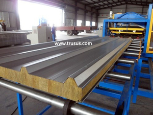 Sản phẩm mới cách ly exterieur đá len Sandwich Panel - Product Image 4