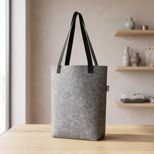 Sac fourre-tout en feutre recyclé certifié GRS Felta 12L pour femme, sans marque, avec base large, modèle 120662-1 - Product Image 2