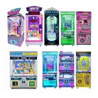Machine à griffes commerciale LED moderne avec armoire lumineuse colorée, jeu de préhension de jouets pour centre de jeux d'arcade et centre commercial