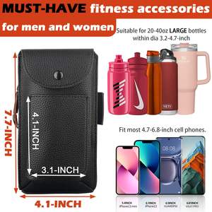 Bolsa Magnética para Botella de Agua, Soporte Magnético para Teléfono, Bolsa de Gimnasio Magnética para Botellas Stanley, Owala, Simple Modern - Product Image 2