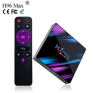 גבוהה באיכות TVBOX H96 מקס RK3318 Quad Core 4GB 32GB 64GB אנדרואיד 9 9.0 9.1 Wifi אינטרנט סט למעלה טלוויזיה תיבה