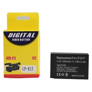 Batterie de remplacement XNJTG LP-E17 pour appareil photo <span class=keywords><strong>Canon</strong></span> LPE17 EOS <span class=keywords><strong>Rebel</strong></span> 750D 760D 800D 850D R50 R100, lithium rechargeable, OEM d'usine - Product Image 1