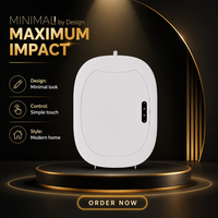 Diffuseur de parfum mural sans eau pour la maison, contrôlable par application, avec minuterie intelligente, nébuliseur d'huiles essentielles électrique, garantie 1 an