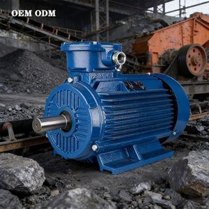 Motor de Imán Permanente de Bajo Voltaje de Alta Eficiencia IE4 - Motor Sincrónico Trifásico Autoarrancable a Prueba de Explosiones - Product Image 2