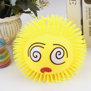 Bóng Phồng Mặt Nhấp Nháy Tpr 9 Inch Đồ Chơi Bóng Bóp Bóng Nảy Có Gai Phát Sáng Nhím - Product Image 6