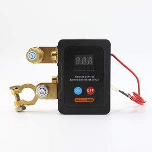 Boîtier ignifuge interrupteur de coupure de puissance de batterie <span class=keywords><strong>automobile</strong></span> <span class=keywords><strong>12V</strong></span> 240A interrupteur de batterie à distance pour bateau camion camping-car Marine - Product Image 2