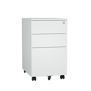 Mobile Pedestal Movable Office Cabinet Storage Mobile Steel 3 Drawers Mobile Filing Cabinet Rolling Pedestal